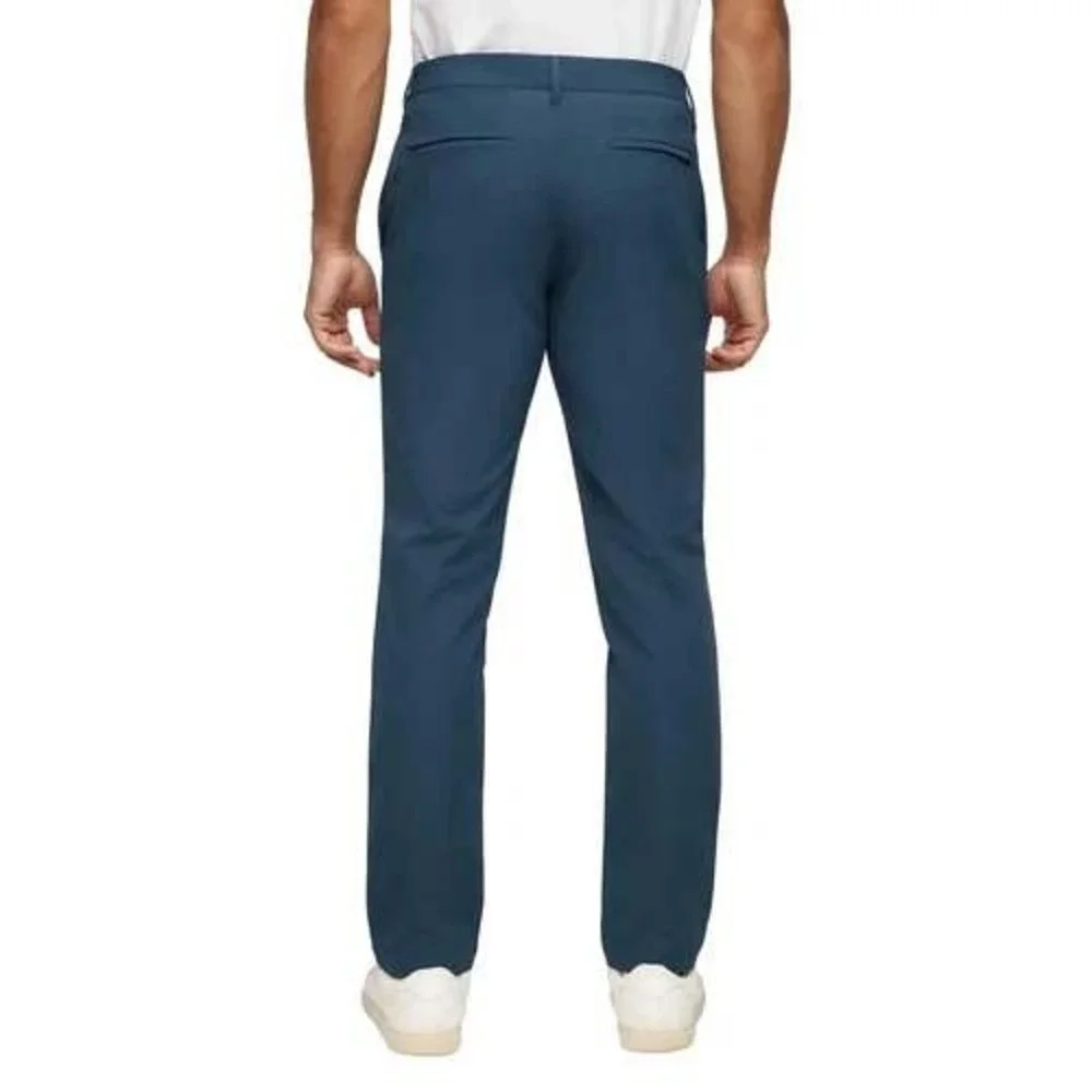 Men's Banana Republic Slim‎ Fit, Flat Front Pants Blue 40 x 30 New with Tags